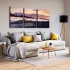 3 Panels Framed Vivid Landscape Canvas Wall Art Decor,3 Pieces Mordern Canvas Decoration Painting for Office,Dining room,Living room, Bedroom Decor-Re