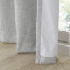 Tonal Printed Faux Silk Total Blackout Curtain Panel Pair