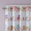 Owl Printed Blackout Curtain Panel