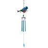 1set, Wind Chimes, Birds, Iron, Glass, Painted Handicrafts, Hanging Pieces, Courtyard Gardens, Metal Aluminum Pipe Hanging Pieces.Comes With S-hook, N